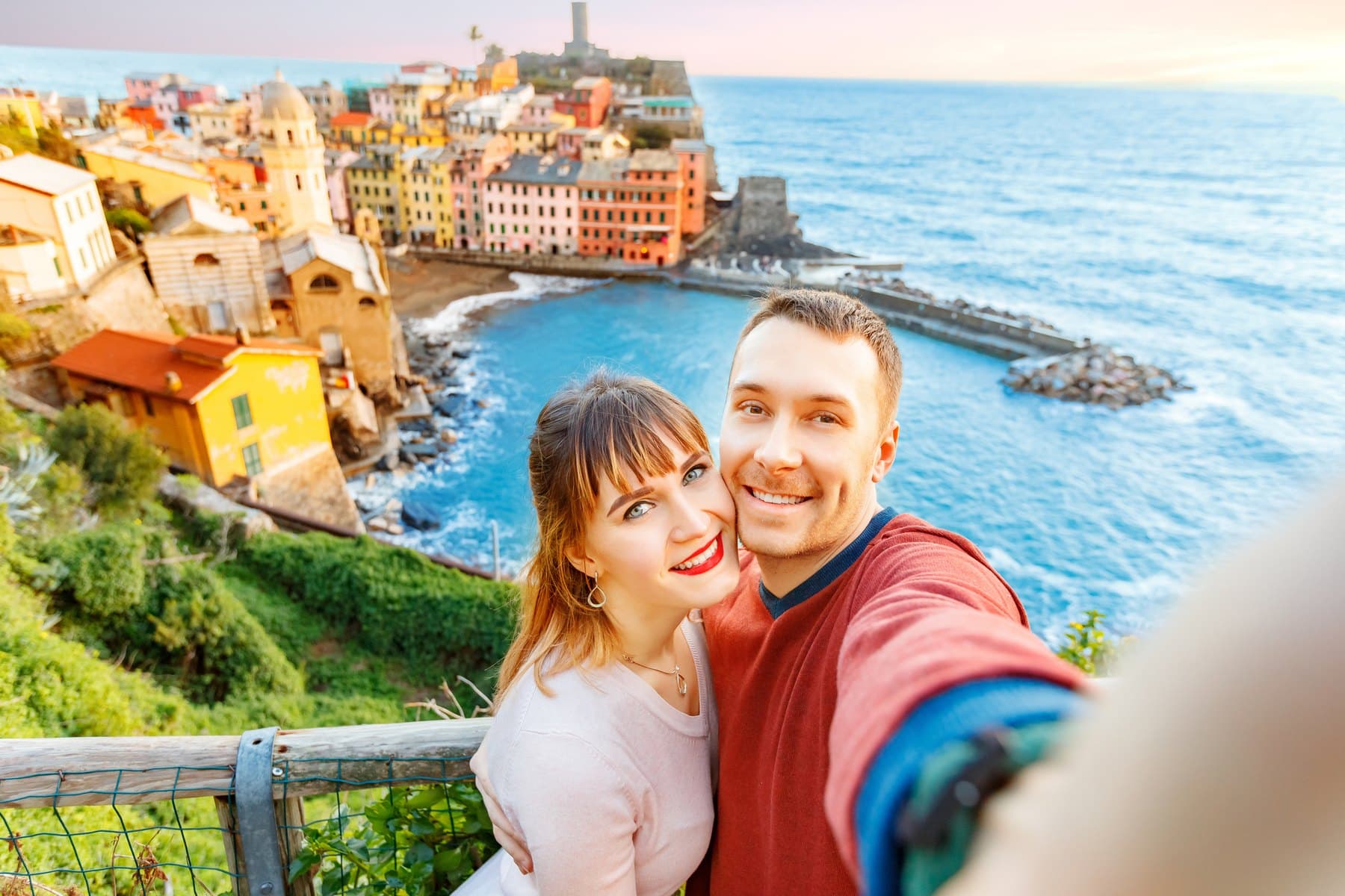 Couple by the sea